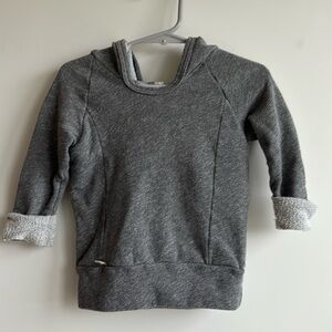 Heather Gray Childhoods Beach Hoodie 12-18M